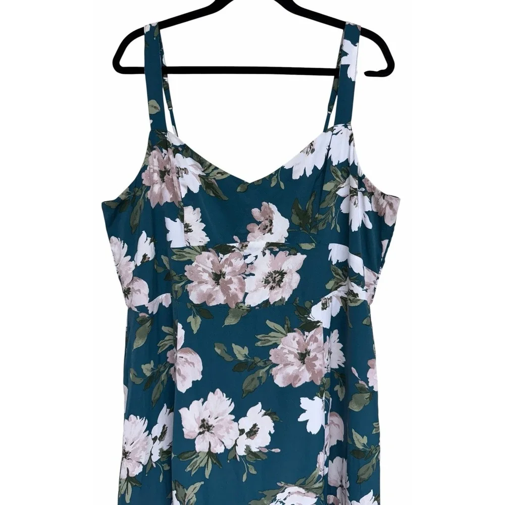 ABERCROMBIE & FITCH Drama Ruffle Tiered Maxi Dress Women's Size 2XL